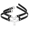 Joy Jewels Collier Ras de cou Pendant Lock Noir